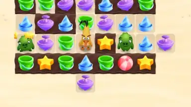 Captura de tela de Angry Birds Match 11