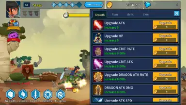 Captura de tela de Dragon Knights Idle 2