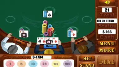Captura de tela de World Blackjack 2