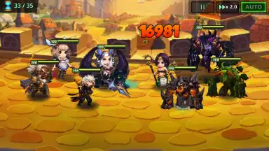 Captura de tela de Super Villain War: Lost Heroes 10