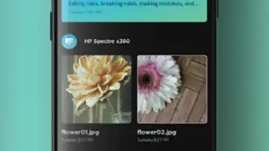 Captura de tela de HP QuickDrop 1