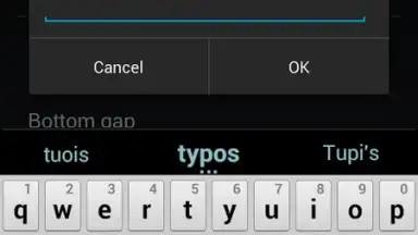 Captura de tela de Jelly Bean Keyboard 4.3 9