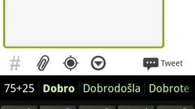 Captura de tela de MultiLing Keyboard 1