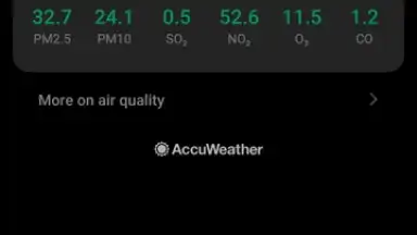 Captura de tela de Weather - By Xiaomi 9