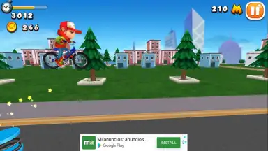 Captura de tela de Bike Race 3D 5