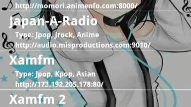 Captura de tela de Anime Radio Online 4