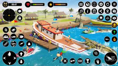 Captura de tela de Crocodile Games - Animal Games 6