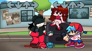 Captura de tela de FNF Garcello Annie Hazy River 3