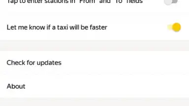 Captura de tela de Yandex.Metro 4