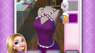 Captura de tela de Fashion Designer Girls Games 2