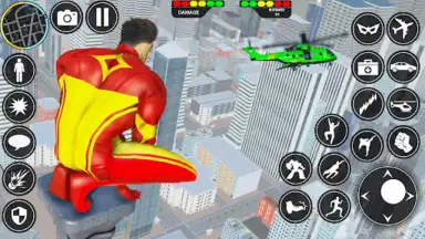 Captura de tela de Rope Hero: Speed Hero Games 1