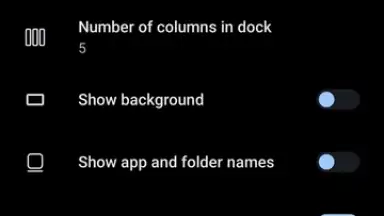 Captura de tela de Microsoft Launcher 7