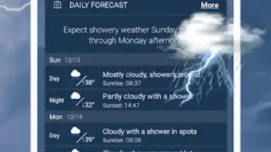 Captura de tela de Weather Live - Widgets & Radar 5