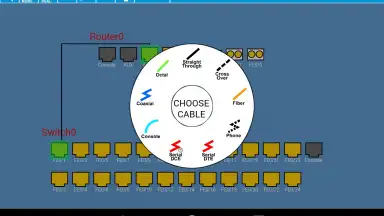 Captura de tela de Cisco Packet Tracer Mobile 7