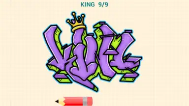 Captura de tela de How to Draw Graffitis 1