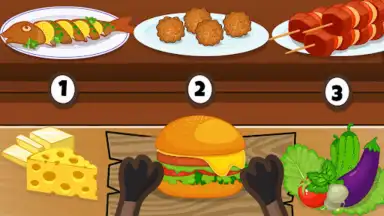 Captura de tela de Kids Cafe with Hippo 5