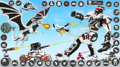 Captura de tela de Dragon Robot Car Transform 1