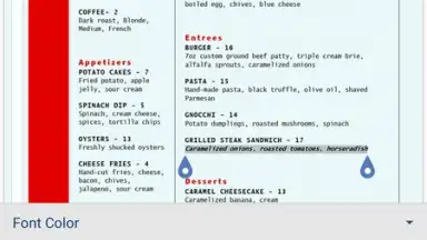 Captura de tela de Microsoft Word 2