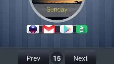 Captura de tela de Digital Clock Widget 3