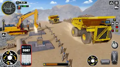 Captura de tela de Excavator Truck Simulator Game 5
