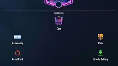 Captura de tela de FC 24 Mobile Card Creator 1