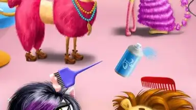 Captura de tela de Animal Hair Salon 2