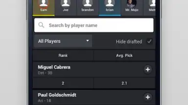 Captura de tela de Yahoo Fantasy Sports 7