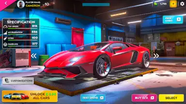 Captura de tela de Car Driving Games Car Racing 1