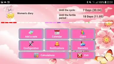 Captura de tela de Women’s diary 14