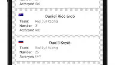 Captura de tela de Formula Race Calendar 4