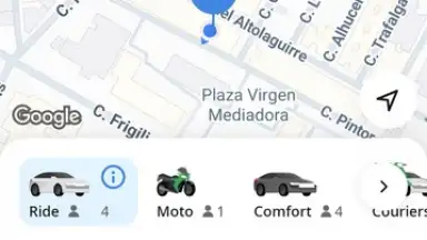 Captura de tela de inDrive 1