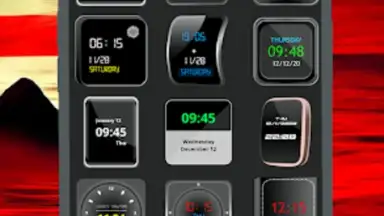 Captura de tela de Clock Widgets 4