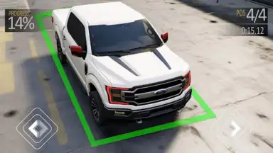Captura de tela de Offroad Prado Parking Car Game 4