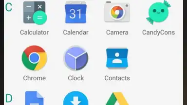 Captura de tela de M Launcher 7