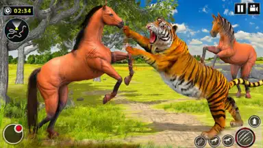 Captura de tela de Wild Horse Family Simulator 6
