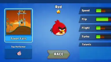 Captura de tela de Angry Birds Racing 3