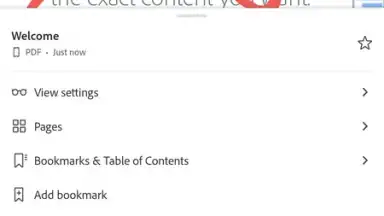 Captura de tela de Adobe Acrobat Reader 2