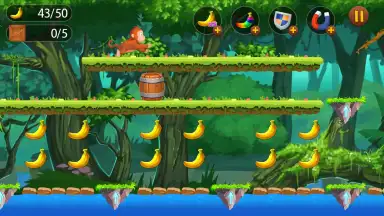 Captura de tela de Jungle Monkey Run 9