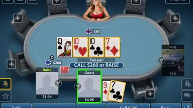 Captura de tela de Texas Hold'em Poker: Pokerist 7