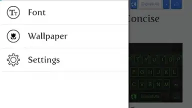 Captura de tela de iKeyboard 1