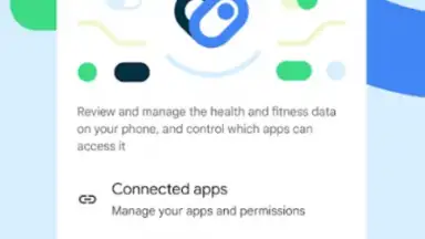 Captura de tela de Health Connect 1