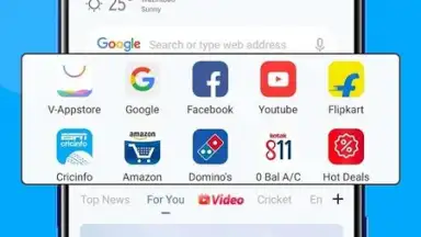 Captura de tela de Vivo Browser 5