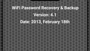 Captura de tela de FREE WiFi Password Recovery 1