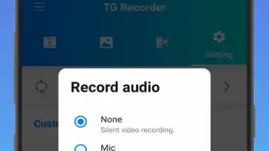 Captura de tela de TG Recorder - Screen Recording 5