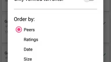 Captura de tela de Torrent Search 4