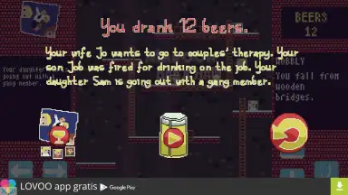 Captura de tela de Drink Beer Neglect Family 3