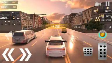 Captura de tela de Car Games highway traffic 3