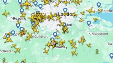 Captura de tela de Flightradar24 1