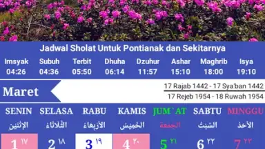 Captura de tela de Kalender Puasa Indonesia 6