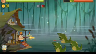 Captura de tela de Swamp Attack 4